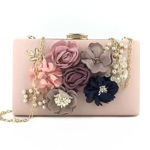 Milisente Floral Embellished Clutch